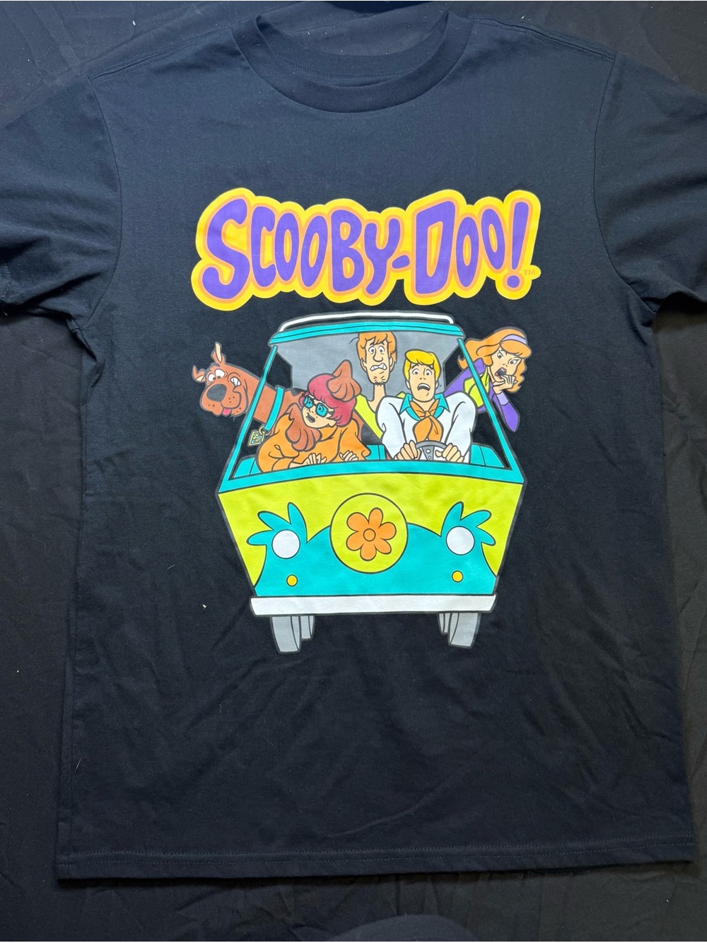 Scooby-Doo! Black Short Sleeve Graphic Tee (M)